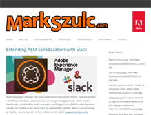 Tablet Screenshot of markszulc.com